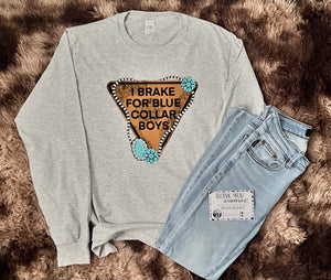 Blue Collar Boys Long Sleeve Tee