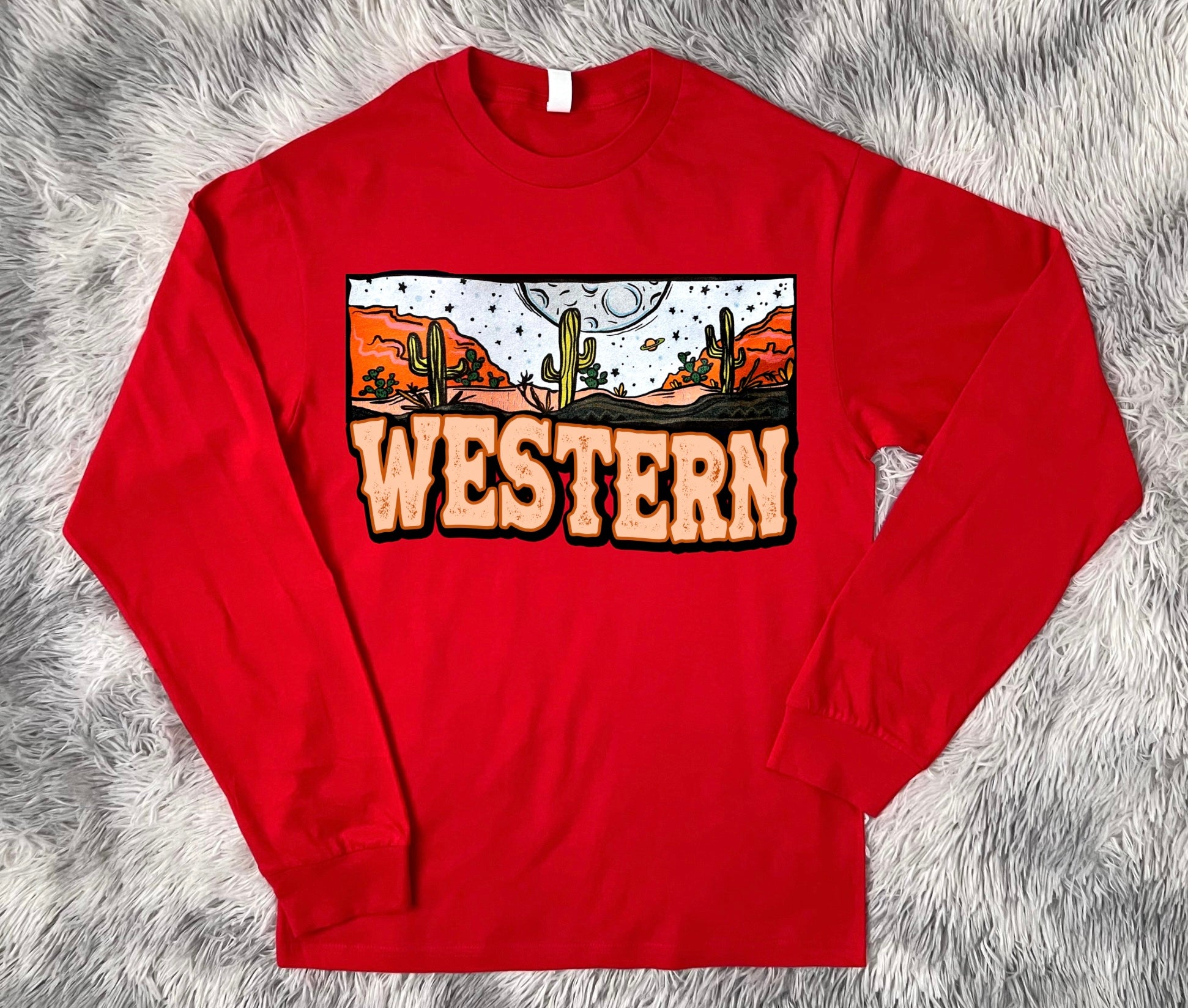 Western Long Sleeve Tee
