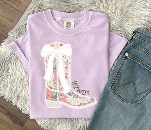 Coquette Boot Tee