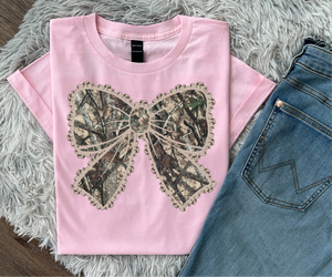 Camo Bow Tee