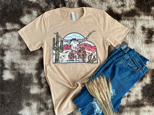 Desert Longhorn Tee