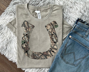 Camo Horseshoe Tee