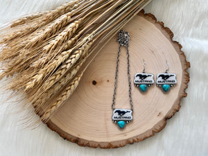 Turquoise Mustang Necklace